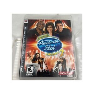 Karaoke Revolution Presents American Idol Encore 2 Sony PlayStation 3 PS3 Konami